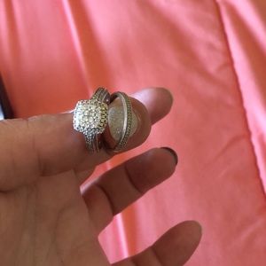 Wedding and engagement ring